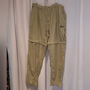 Ex-Officio Men nylon convertible pants size large